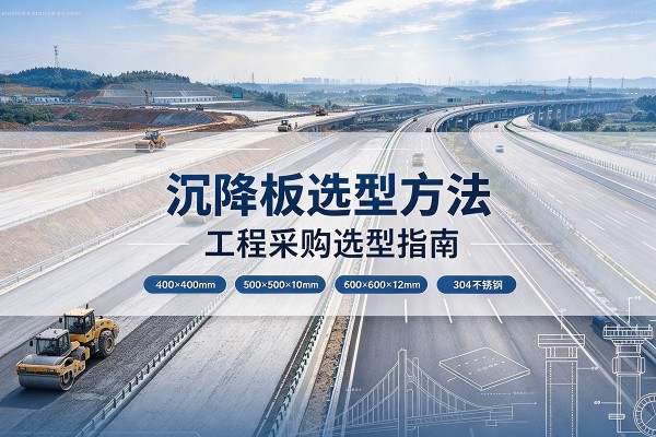 常州沉降板选择方法
