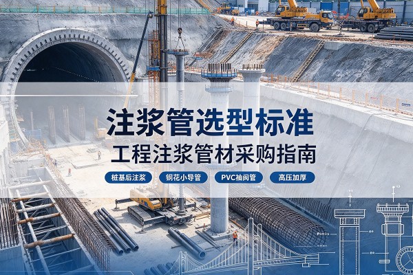 常州注浆管选型标准